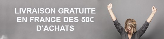 livraison gratuite dès 50€ d'achat 